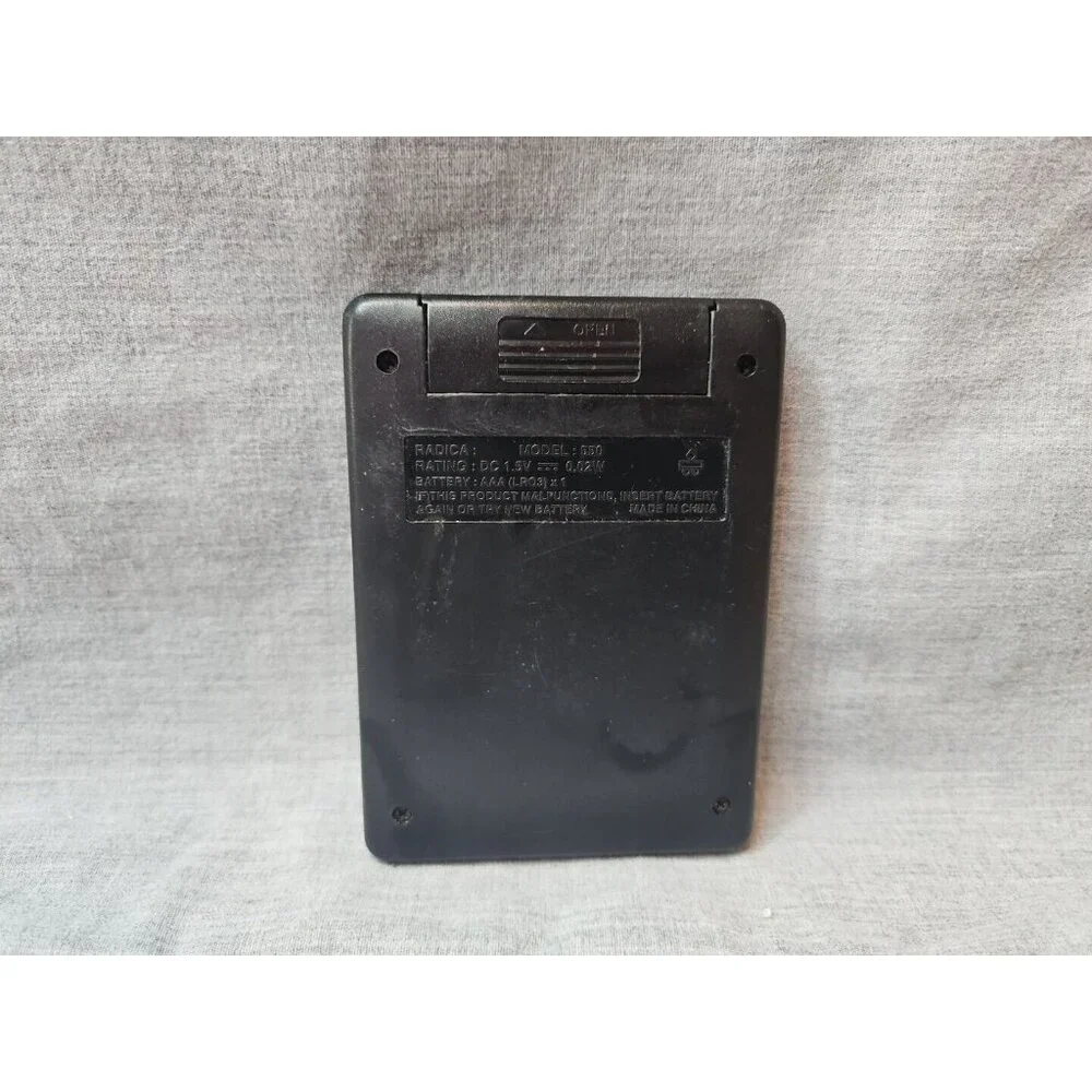 Radica Blackjack 21 Handheld Electronic Game 550 Tested